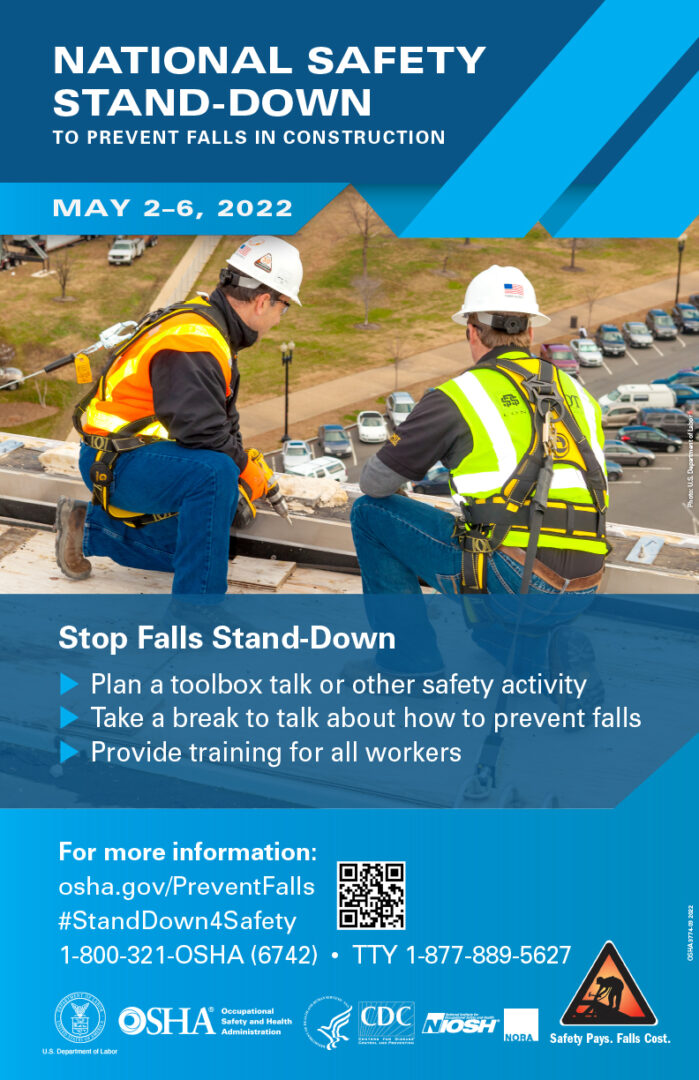 National Safety StandDown Week Postler & Jaeckle Corp